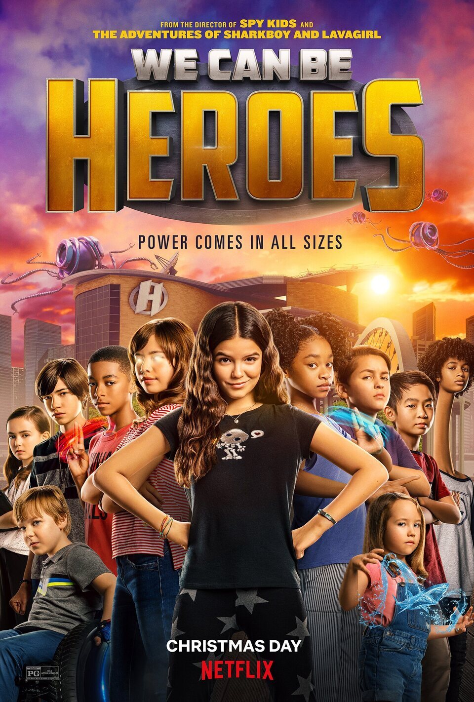 Cartel de We Can Be Heroes - Estados Unidos