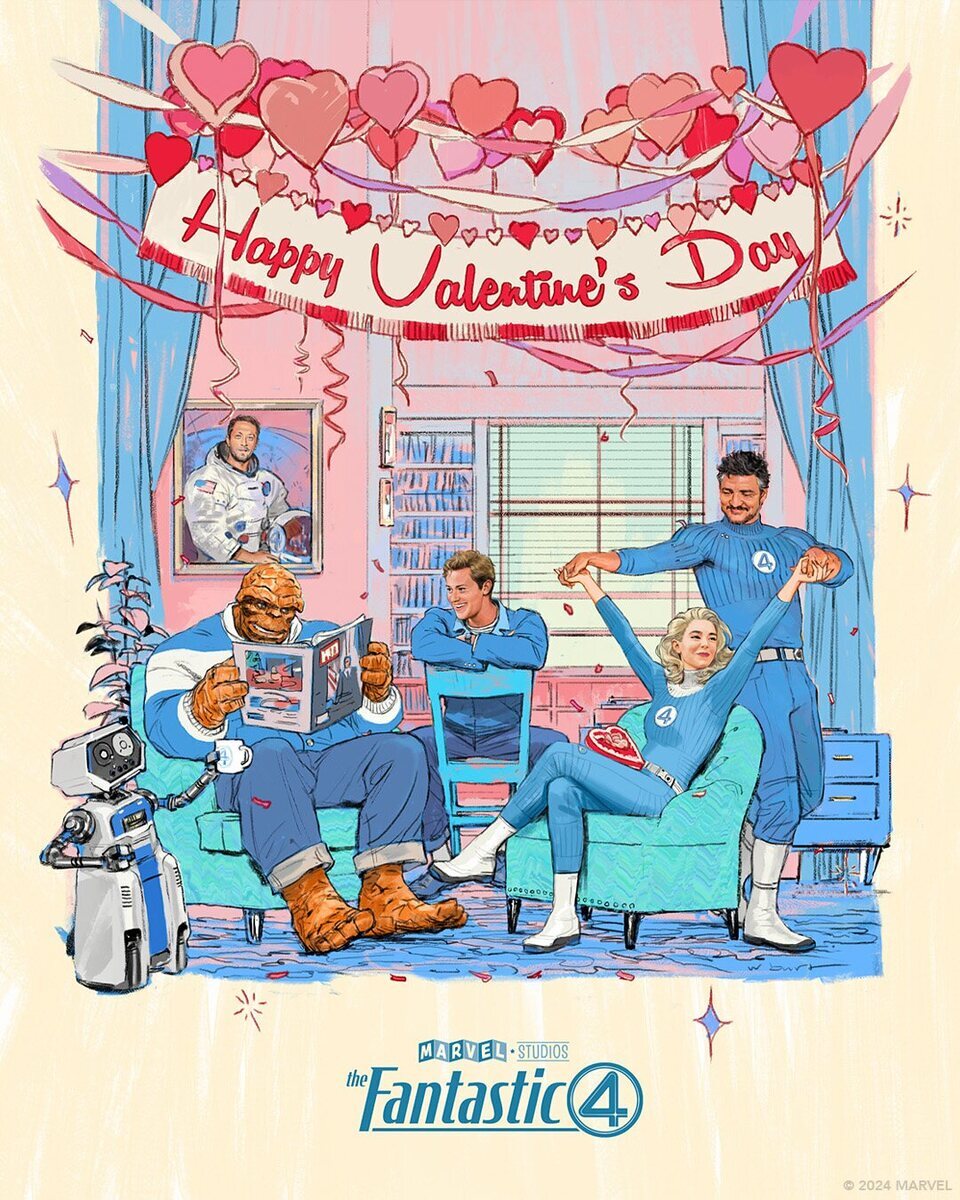 Cartel de Fantastic Four - San Valentín