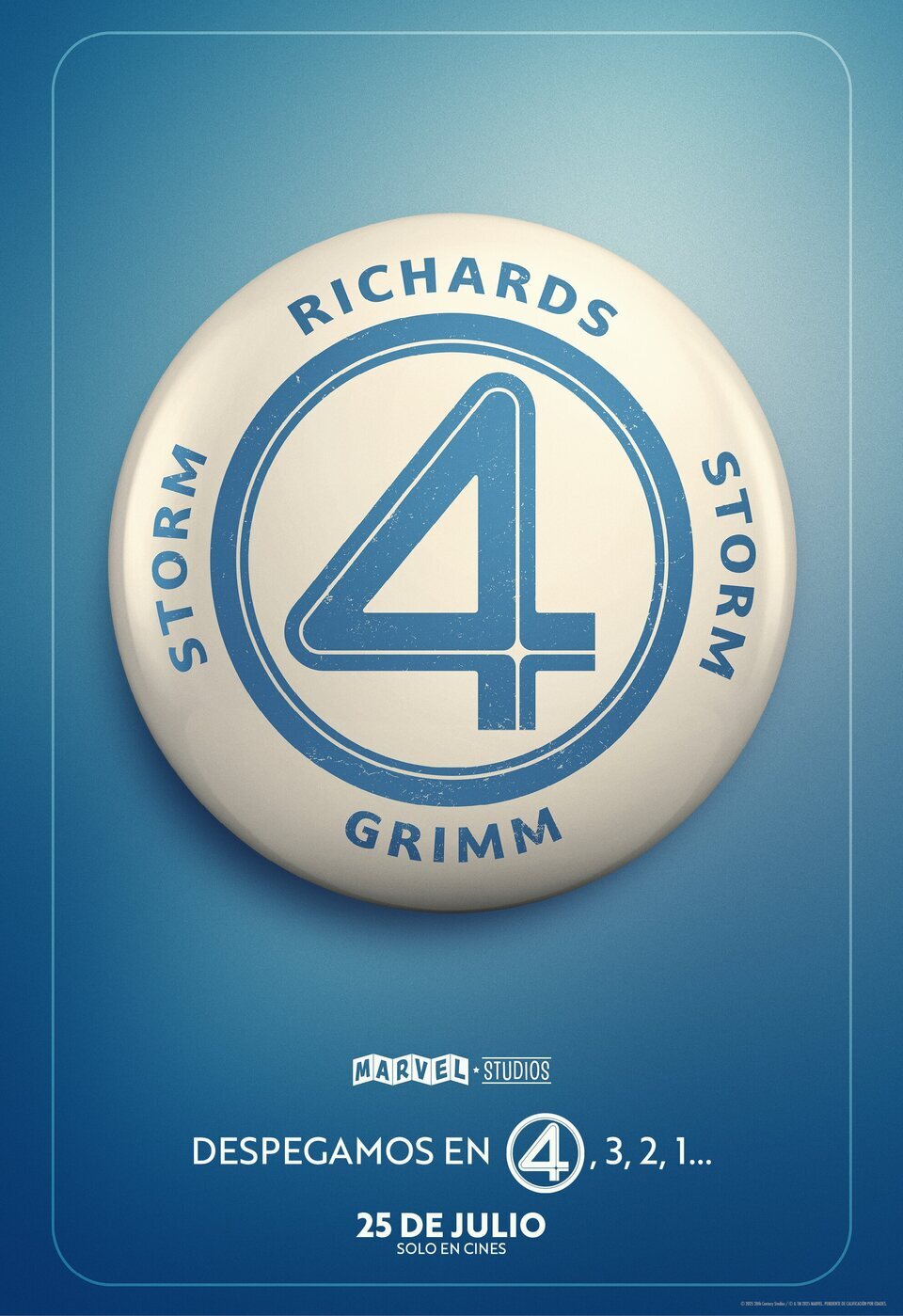 Cartel de Fantastic Four - Teaser español