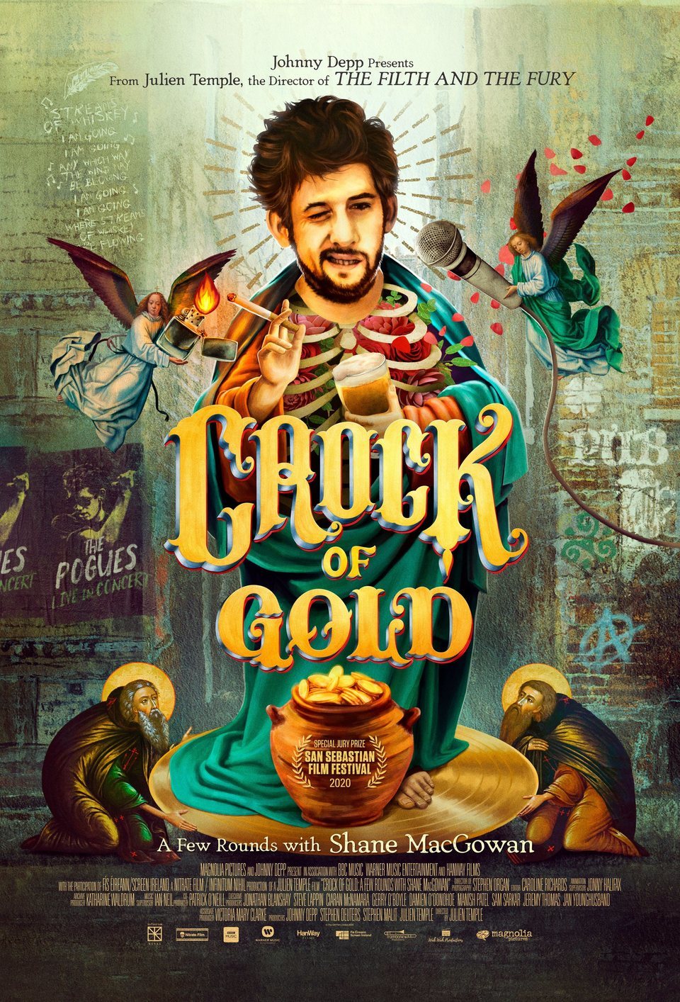 Cartel de Crock of Gold: A Few Rounds with Shane MacGowan - EEUU