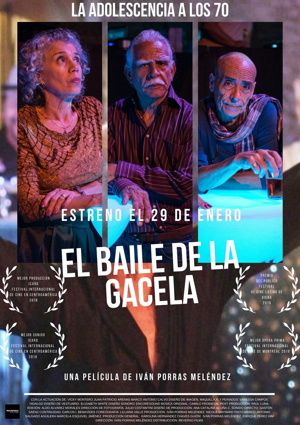 Cartel de El Baile de la Gacela - España