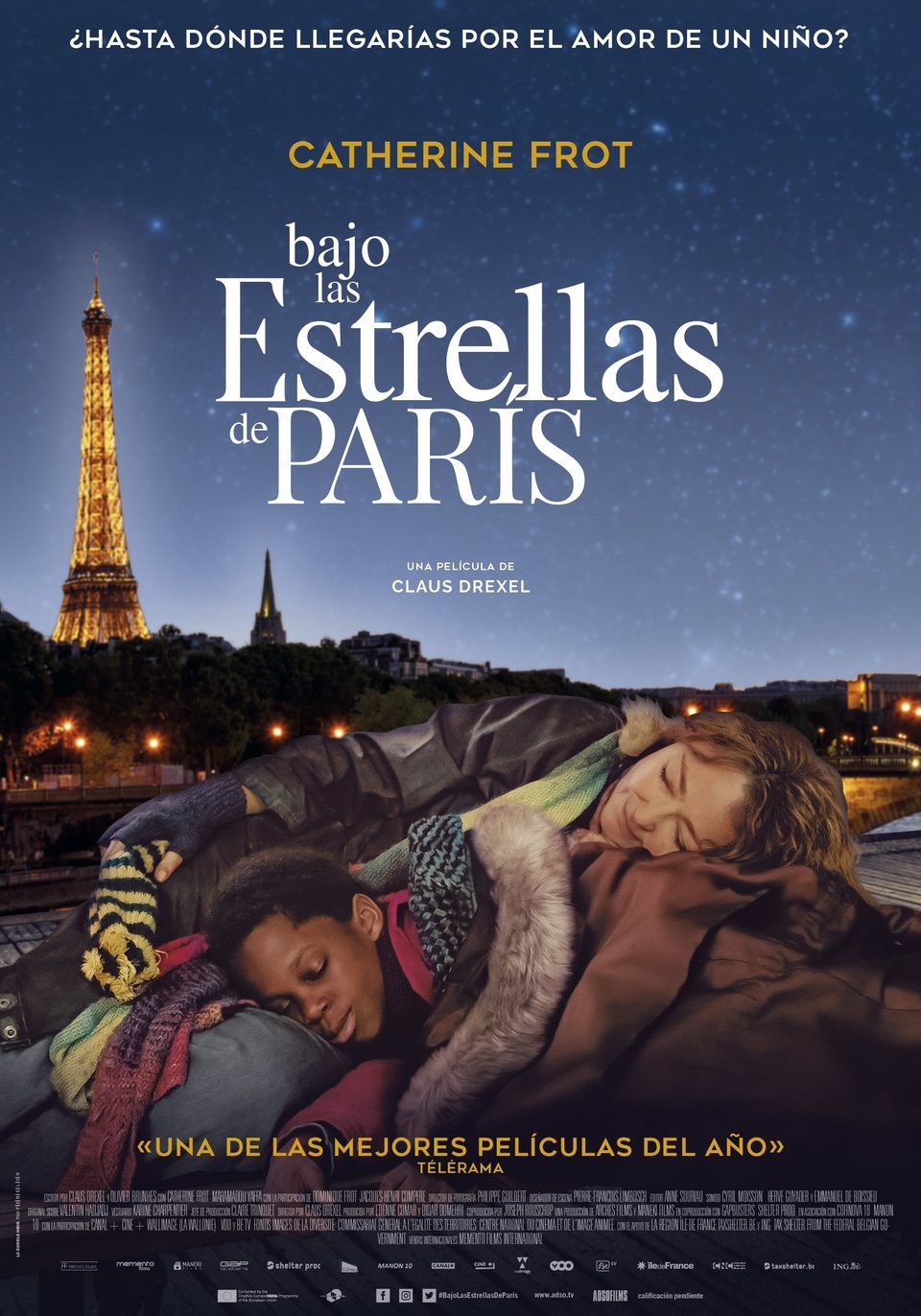 Cartel de Bajo las estrellas de París - España