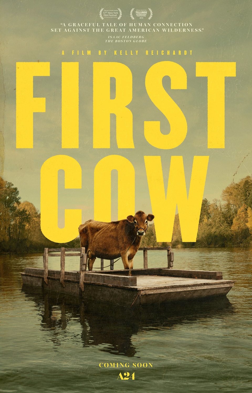 Cartel de First Cow - EEUU
