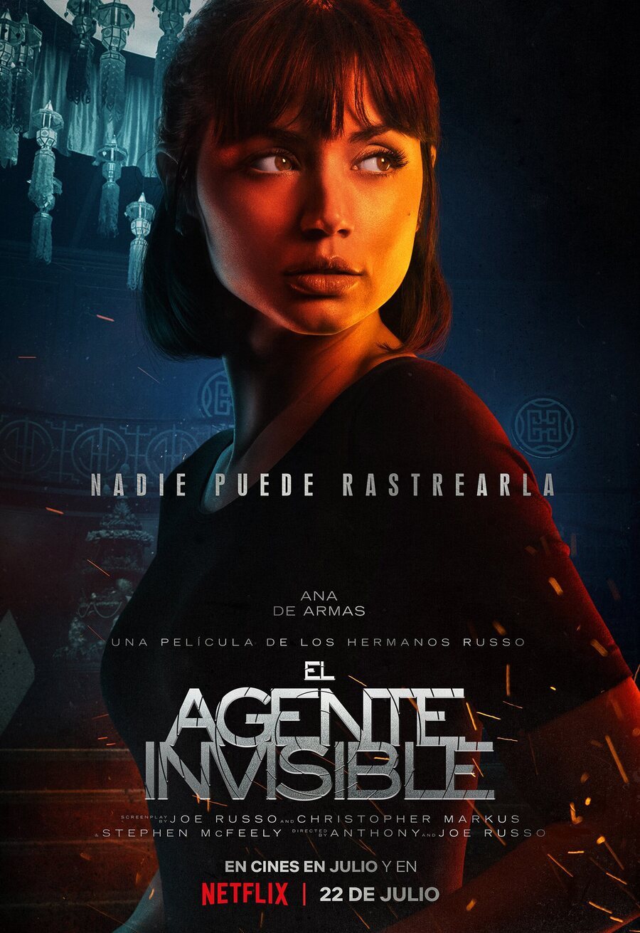 Cartel de El hombre gris - Ana de Armas