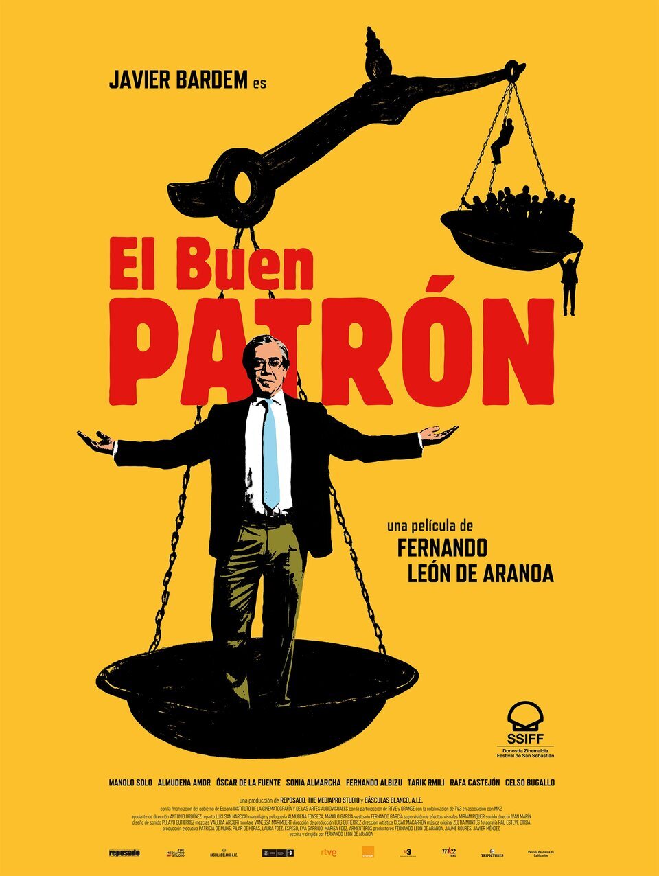 Cartel de El buen patrón - España