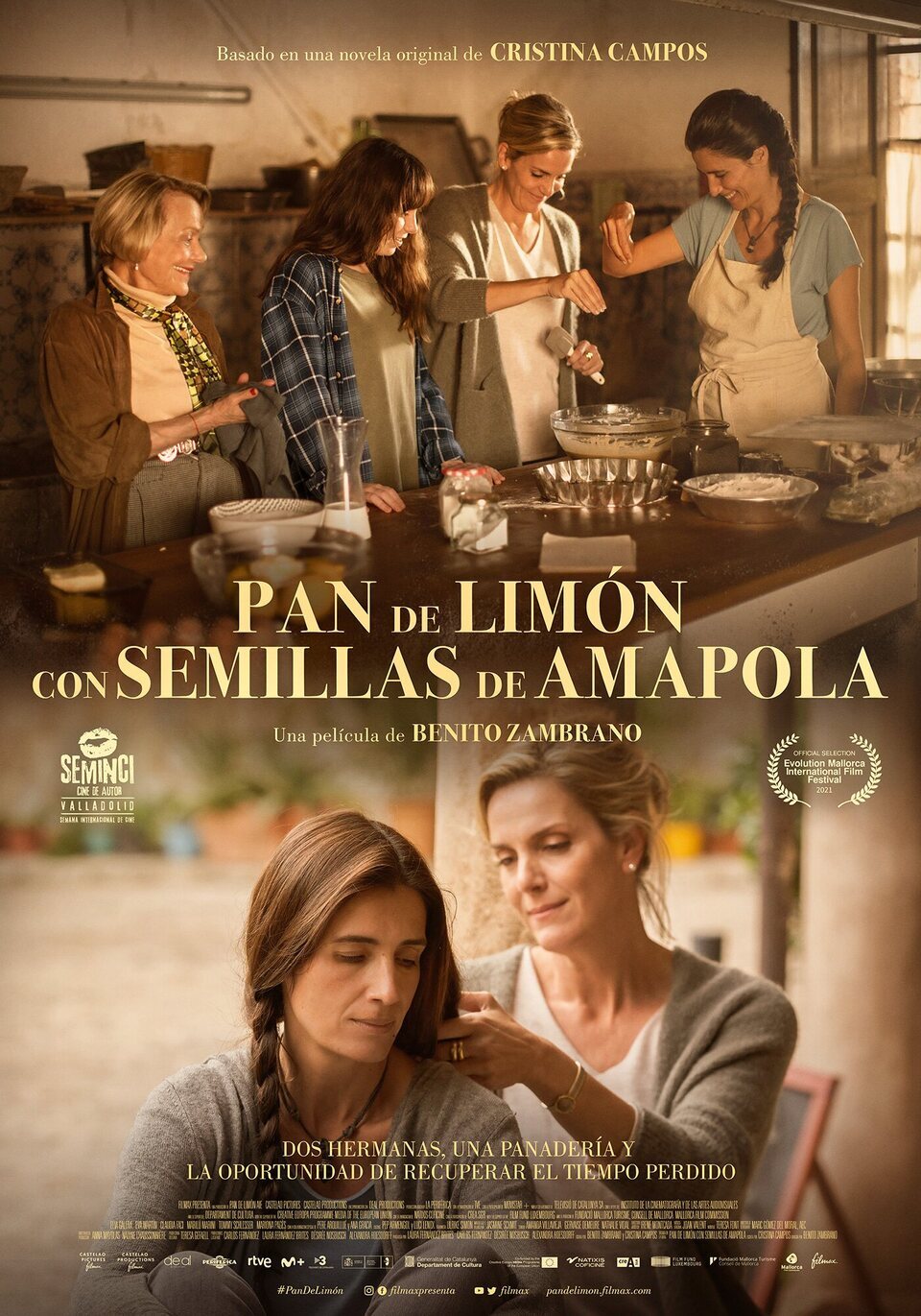 Cartel de Pan de limón con semillas de amapola - España