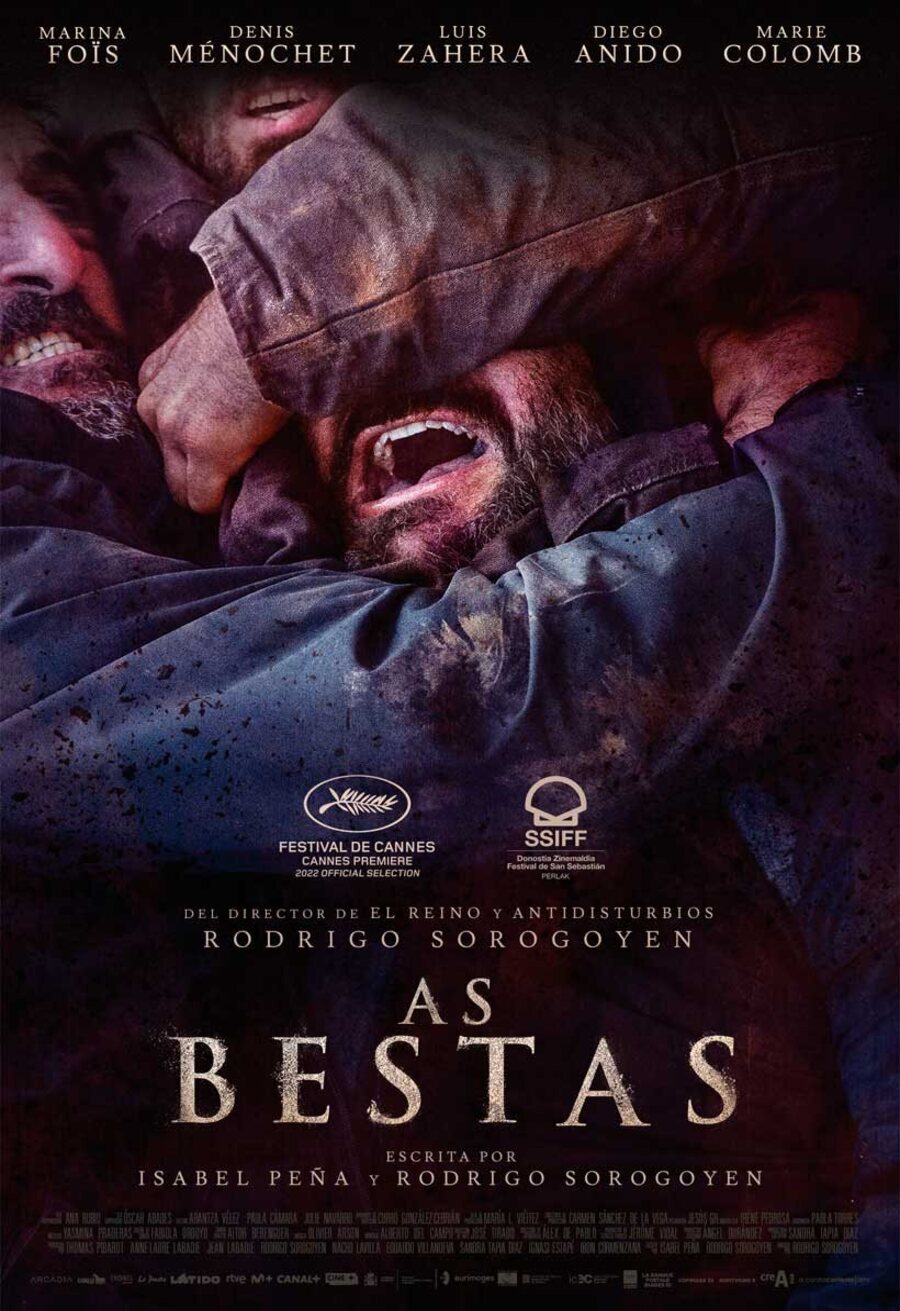 Cartel de As bestas - España