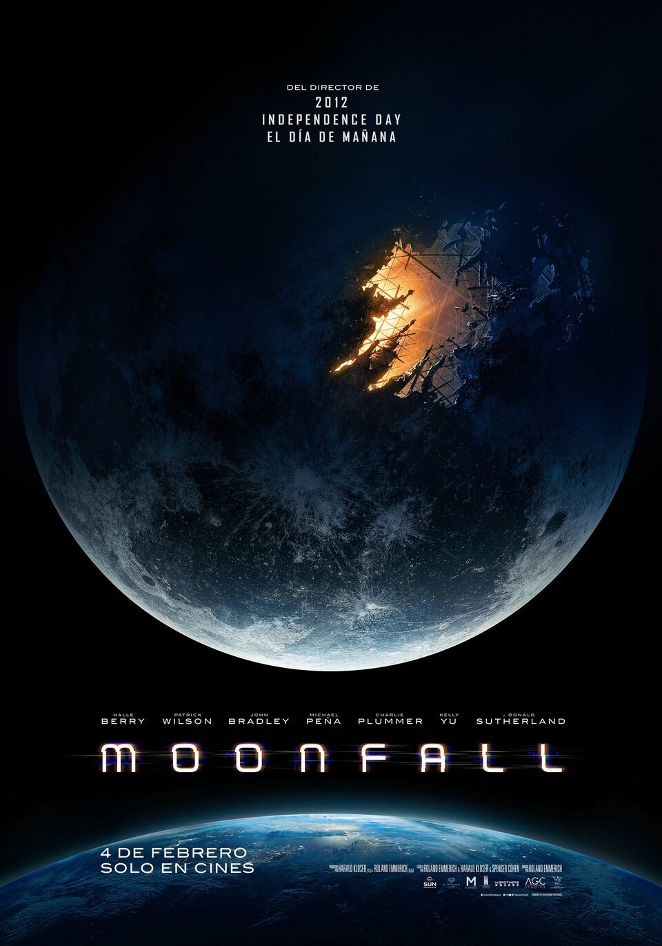 Cartel de Moonfall: Impacto Lunar - Español