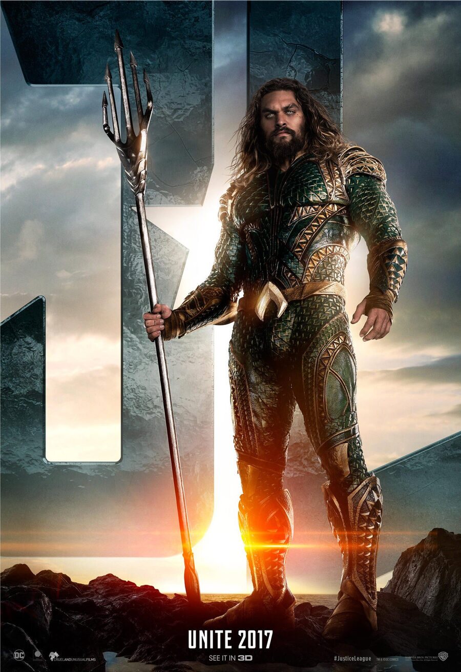Cartel de La Liga de la Justicia - Aquaman