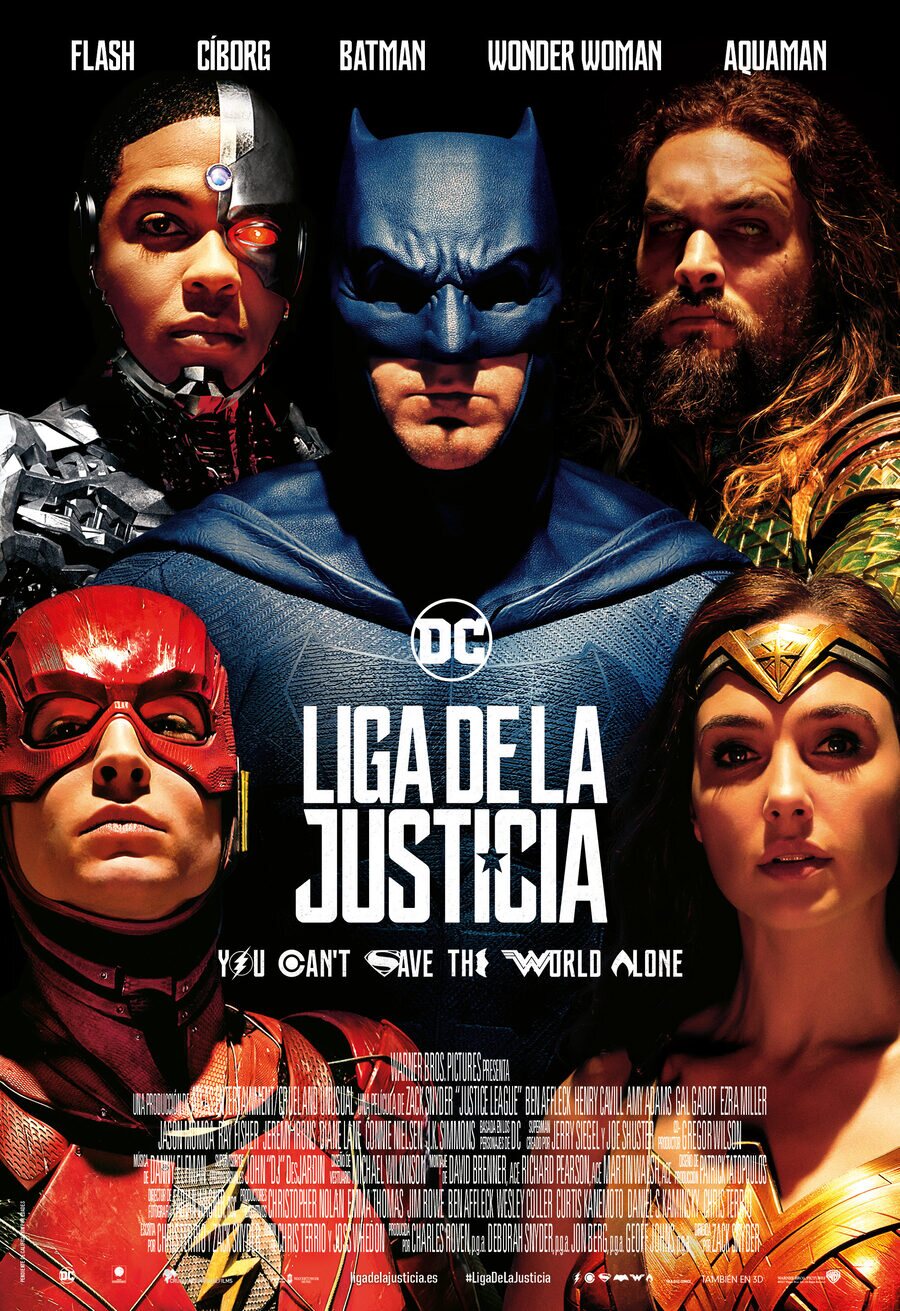 Cartel de La Liga de la Justicia - 