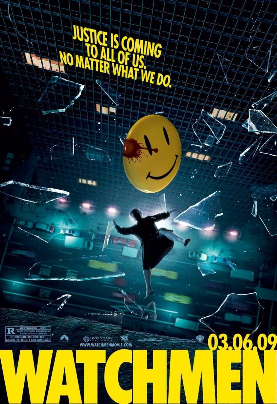 Cartel de Watchmen, los vigilantes - 