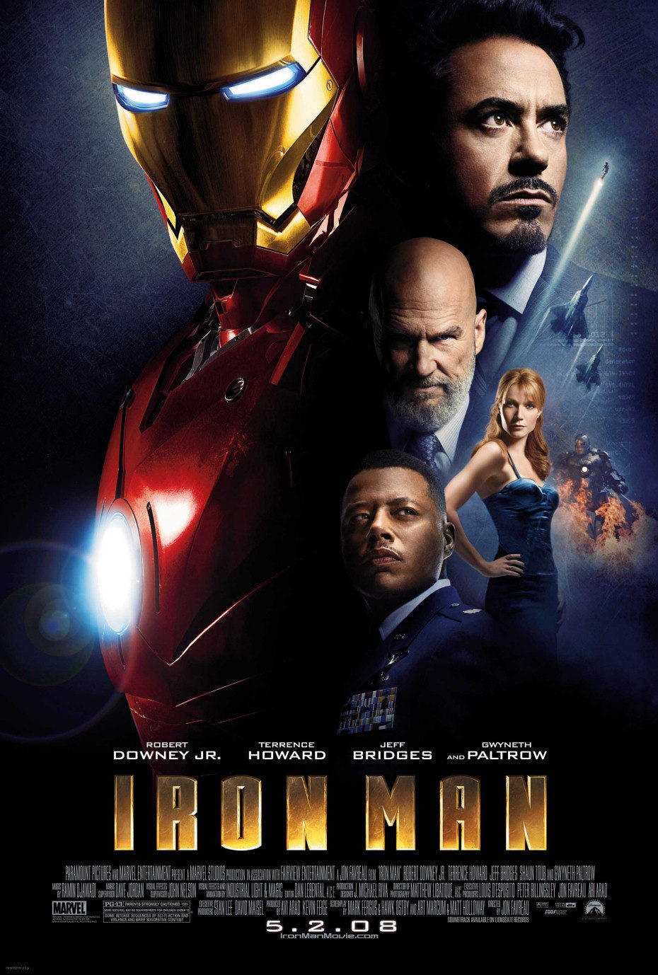 Cartel de Iron Man - El hombre de hierro - Estados Unidos