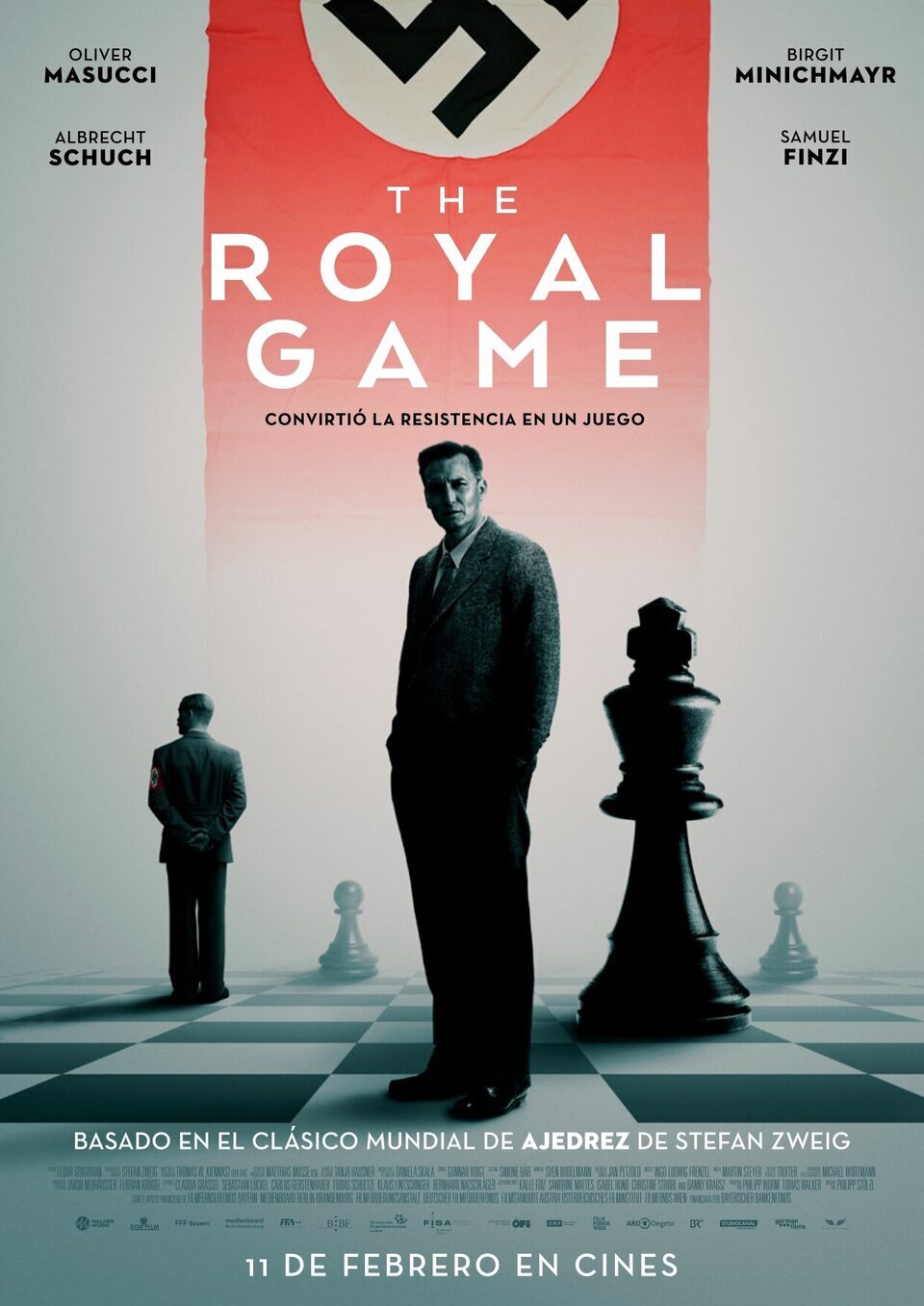 Cartel de Schachnovelle - 'The Royal Game' cartel España