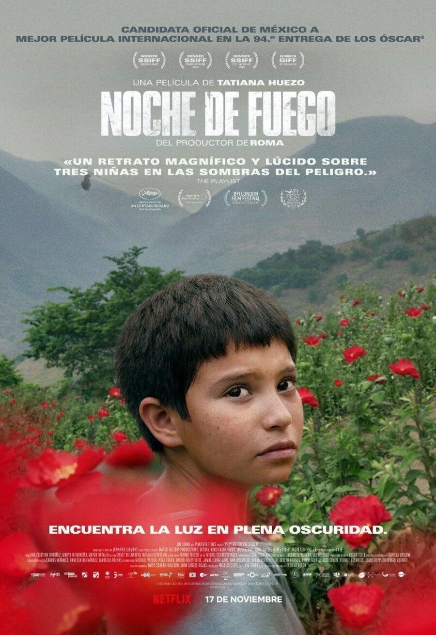 Cartel de Noche de fuego - México #2