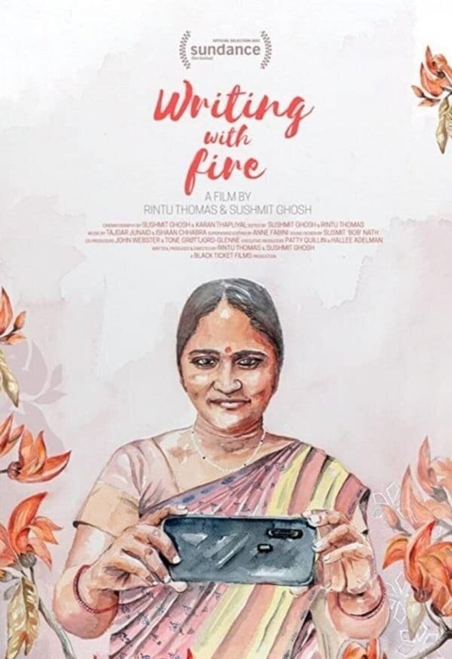 Cartel de Writing with Fire - India
