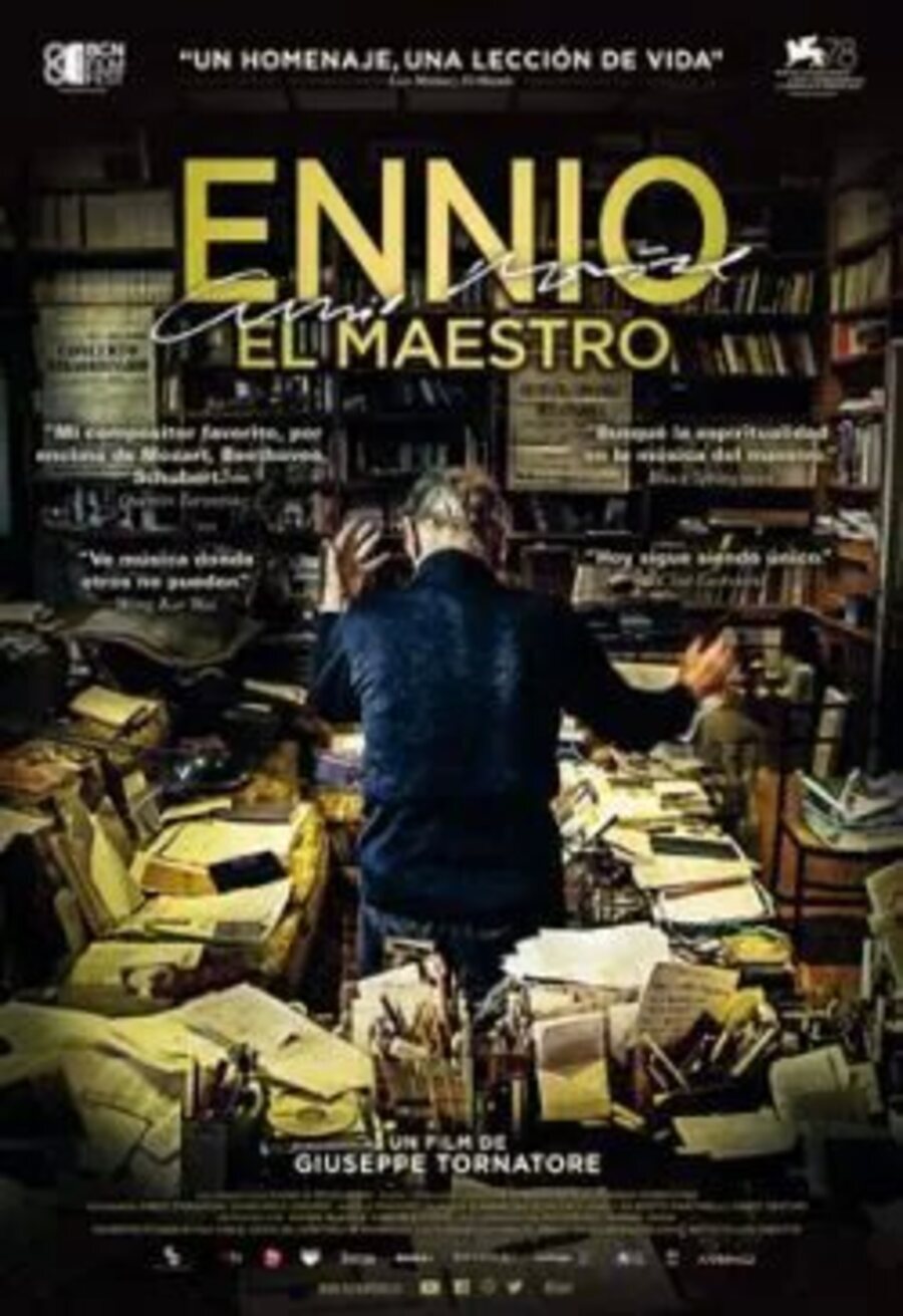 Cartel de Lo sguardo della musica - Ennio. El maestro