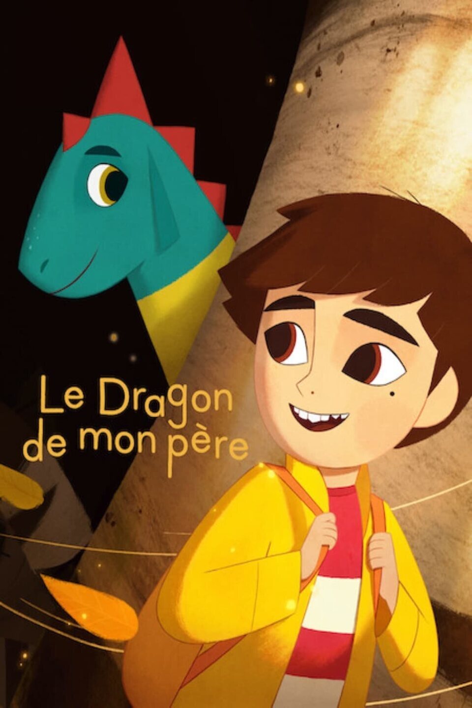 Cartel de El dragón de papá - Francia