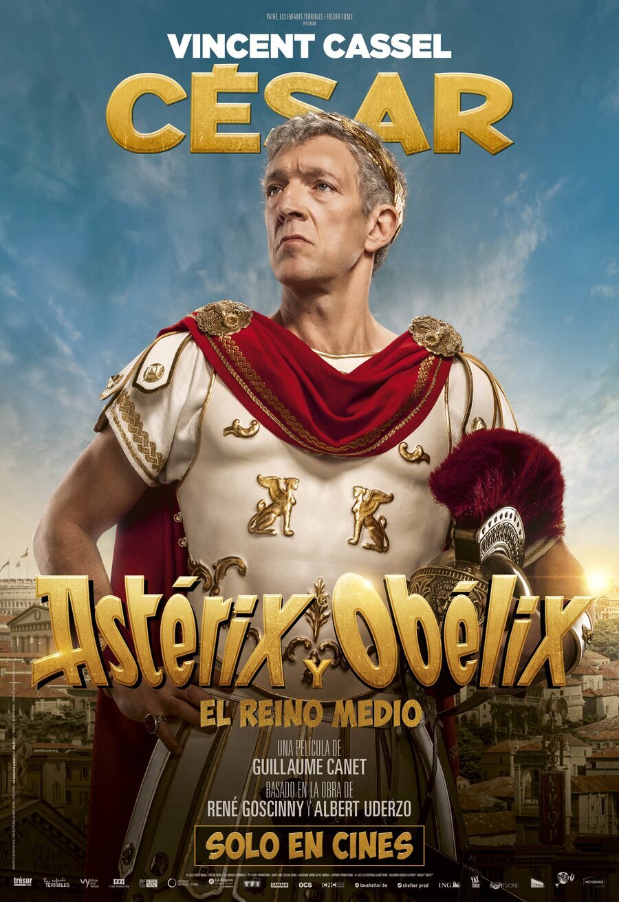 Cartel de Astérix y Obélix y el reino medio - César