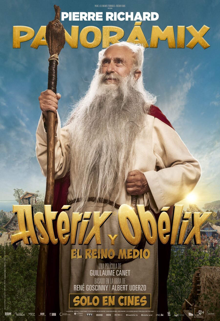 Cartel de Astérix y Obélix y el reino medio - Panorámix