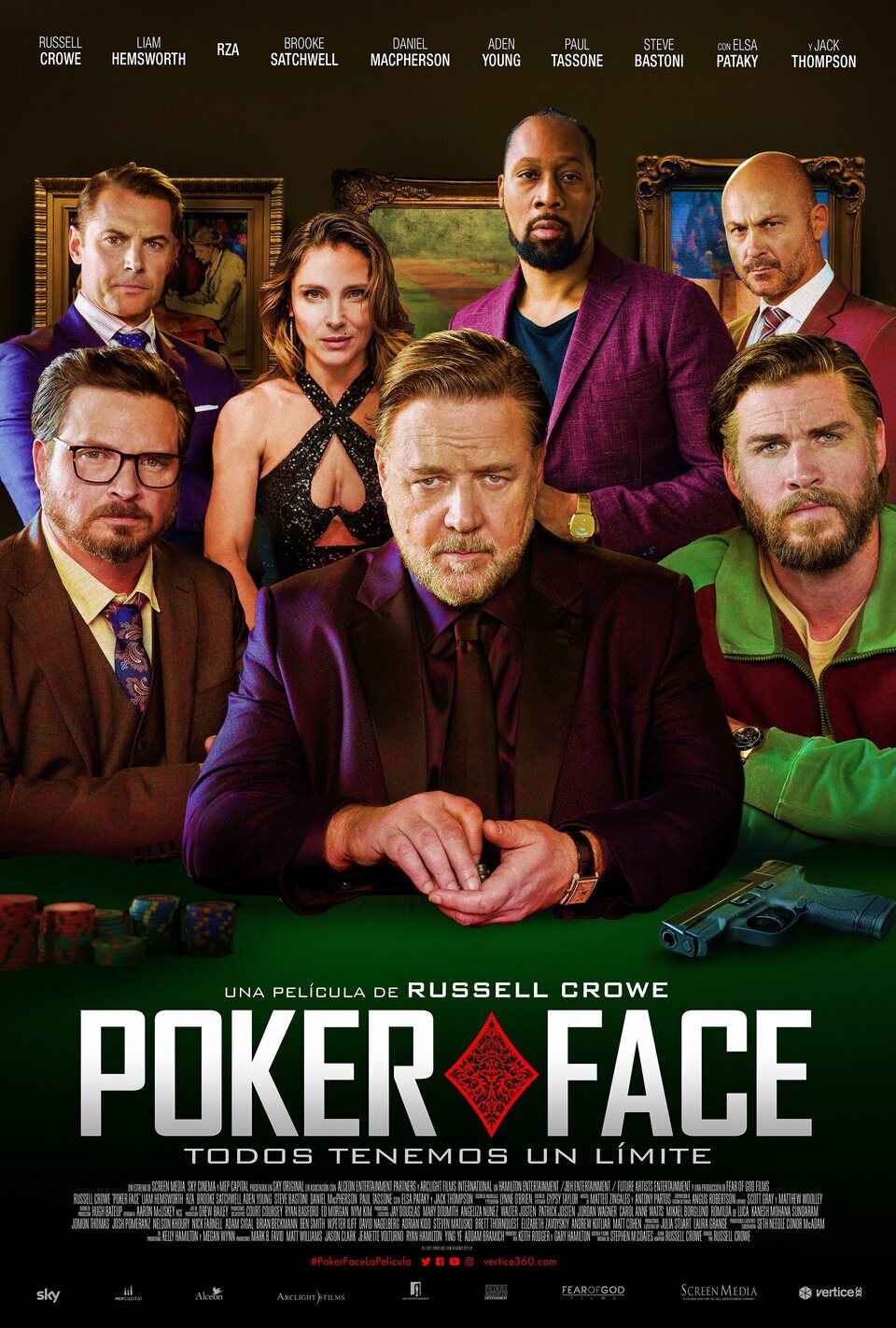 Cartel de Juego perfecto - 'Poker Face'