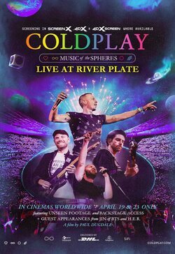 Cartel de Coldplay - Music of The Spheres: Live at River Plate