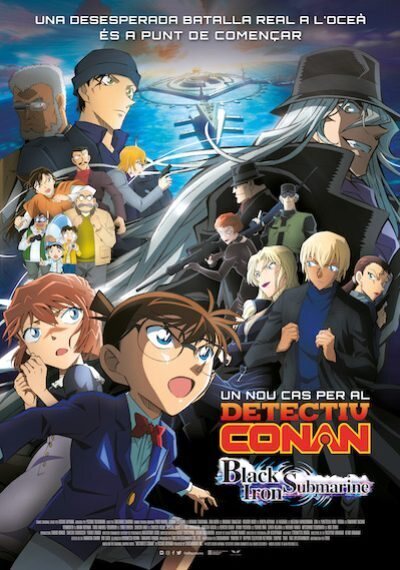 Cartel de Detective Conan: Black Iron Submarine - España