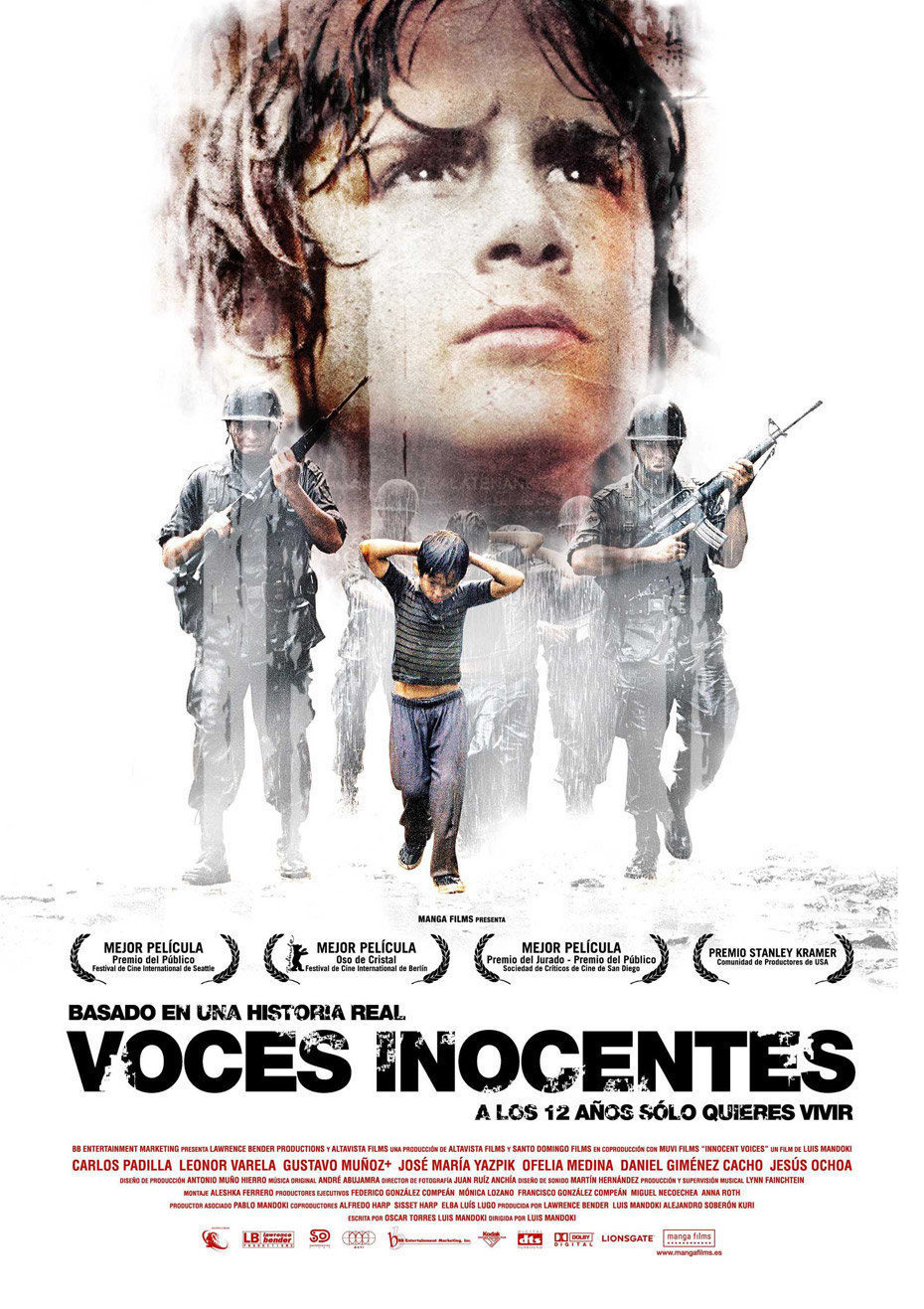 Cartel de Voces inocentes - España