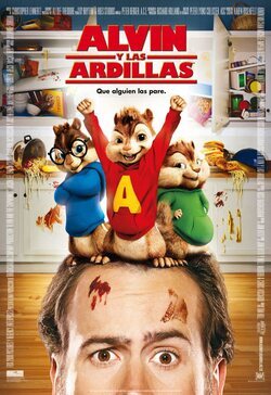 Cartel de Alvin y las ardillas