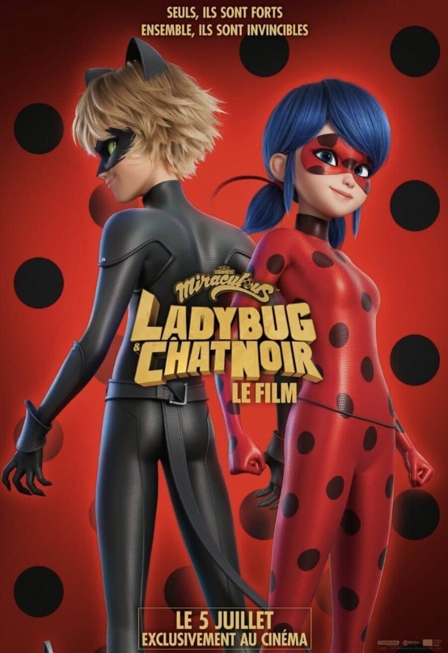 Cartel de Miraculous: Las aventuras de Ladybug. La película - France #4