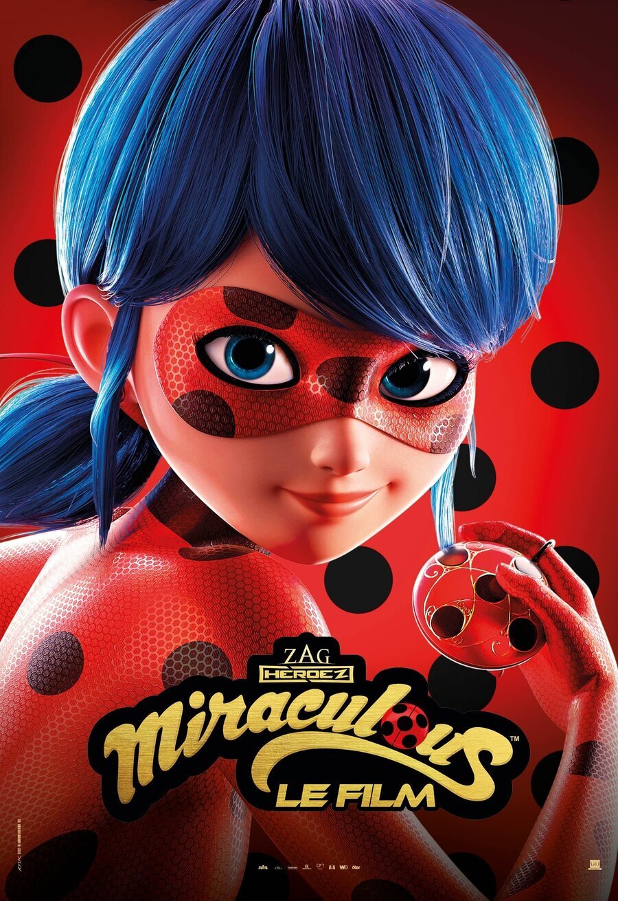 Cartel de Miraculous: Las aventuras de Ladybug. La película - France #5