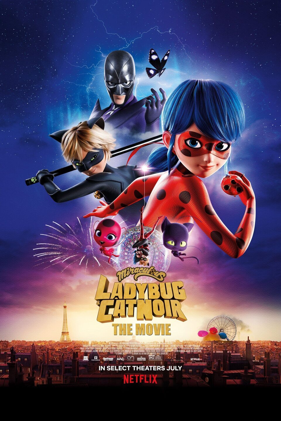 Cartel de Miraculous: Las aventuras de Ladybug. La película - English #3