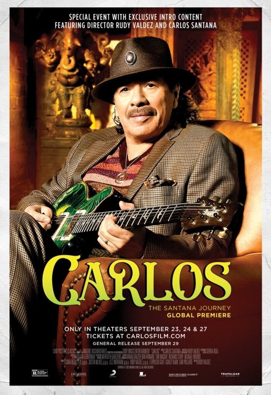 Cartel de Carlos: The Santana Journey - Cartel E.E.U.U. 'Carlos: The Santana Journey'