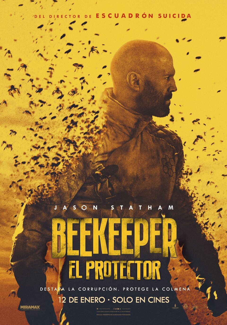 Cartel de Beekeeper: Sentencia De Muerte - Cartel España