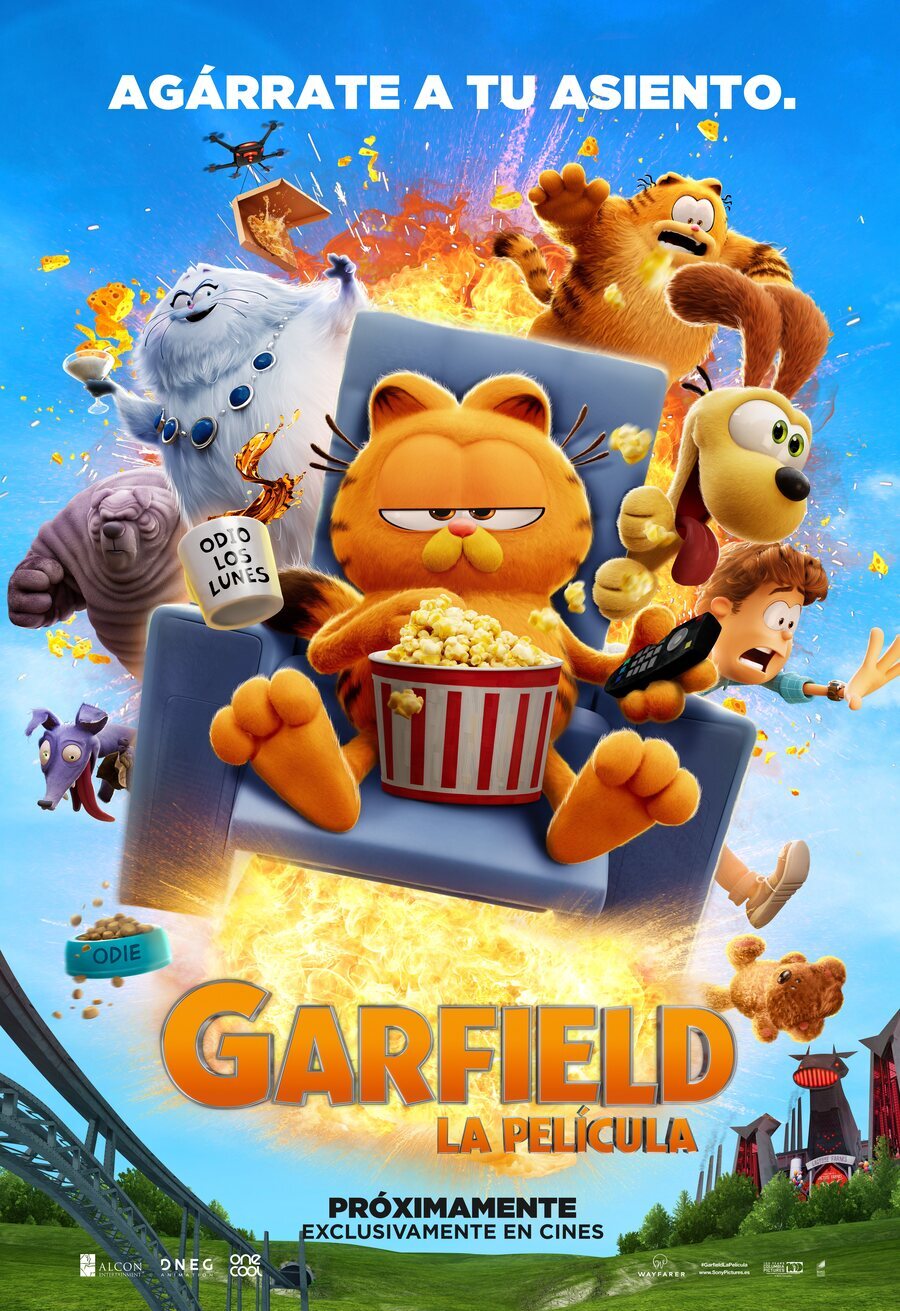 Cartel de Garfield: Fuera de casa - Cartel final 'Garfield: La película'