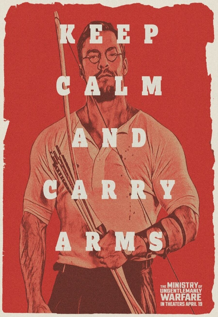 Cartel de The Ministry of Ungentlemanly Warfare - Keep calm and carry arms