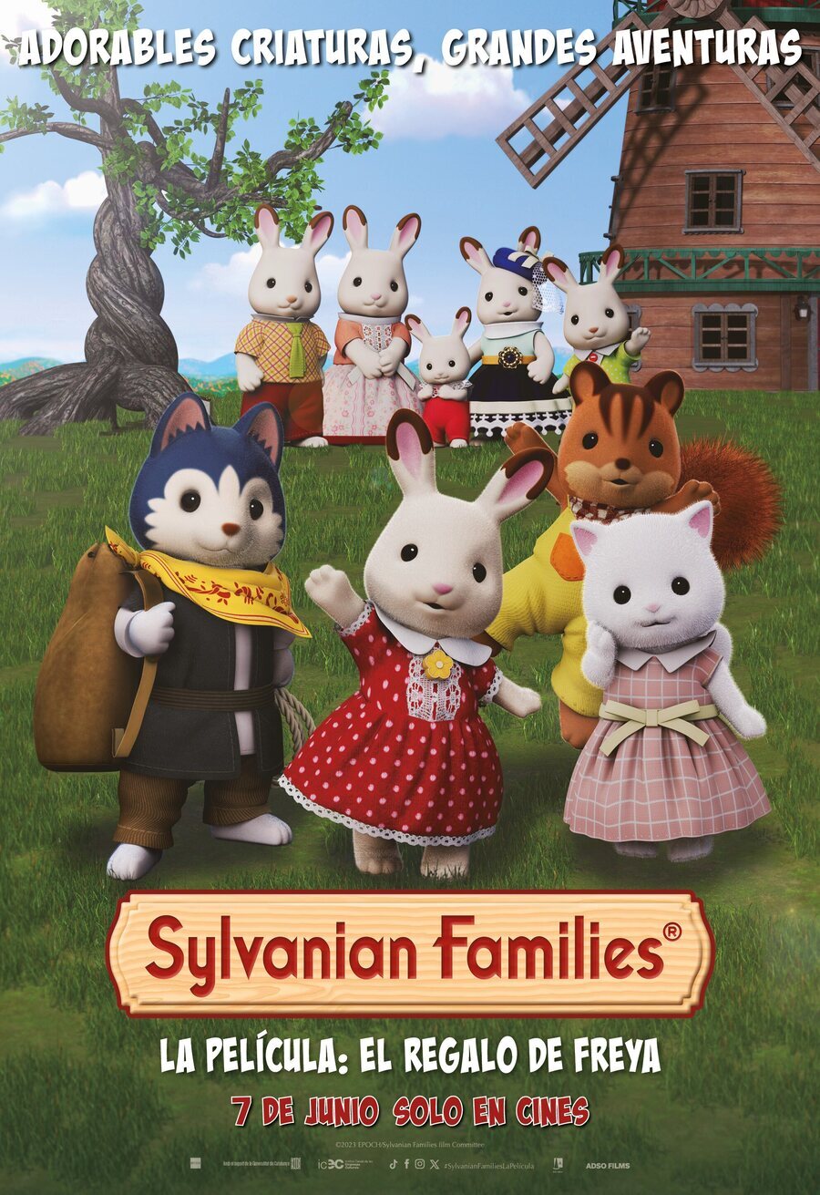 Cartel de Sylvanian Families The Movie A gift from Freya - Cartel 'Sylvanian Families La Película: El regalo de Freya'