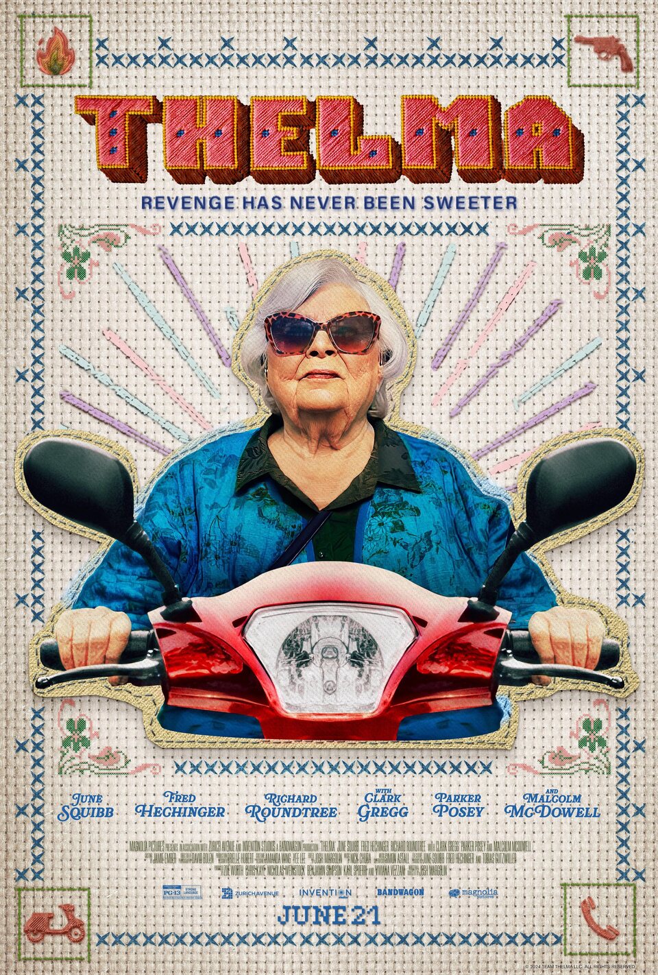 Cartel de Thelma: Una abuela en acción - Estados Unidos