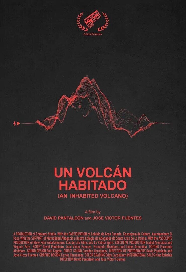 Cartel de Un volcán habitado - Cartel España