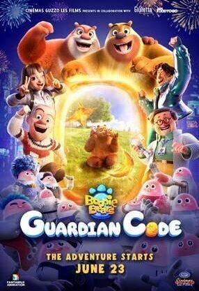 Cartel de Boonie Bears. Código Guardián - 