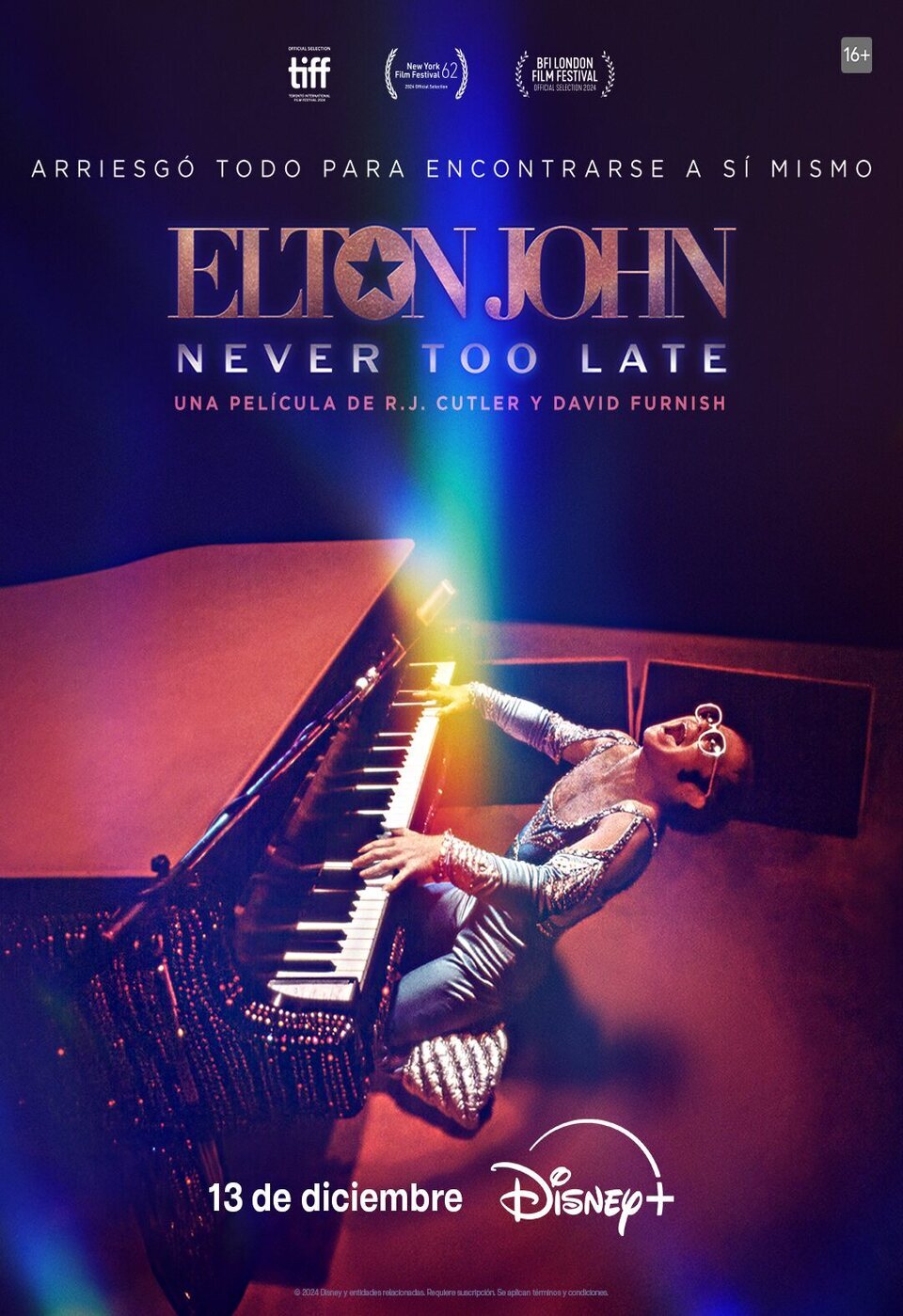 Cartel de Elton John: Never Too Late - Cartel España