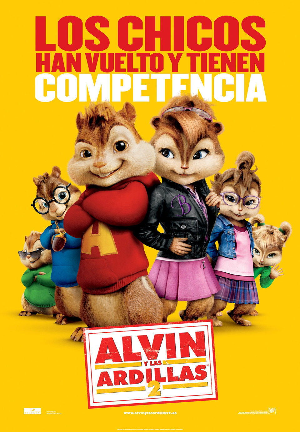 Cartel de Alvin y las ardillas 2 - España