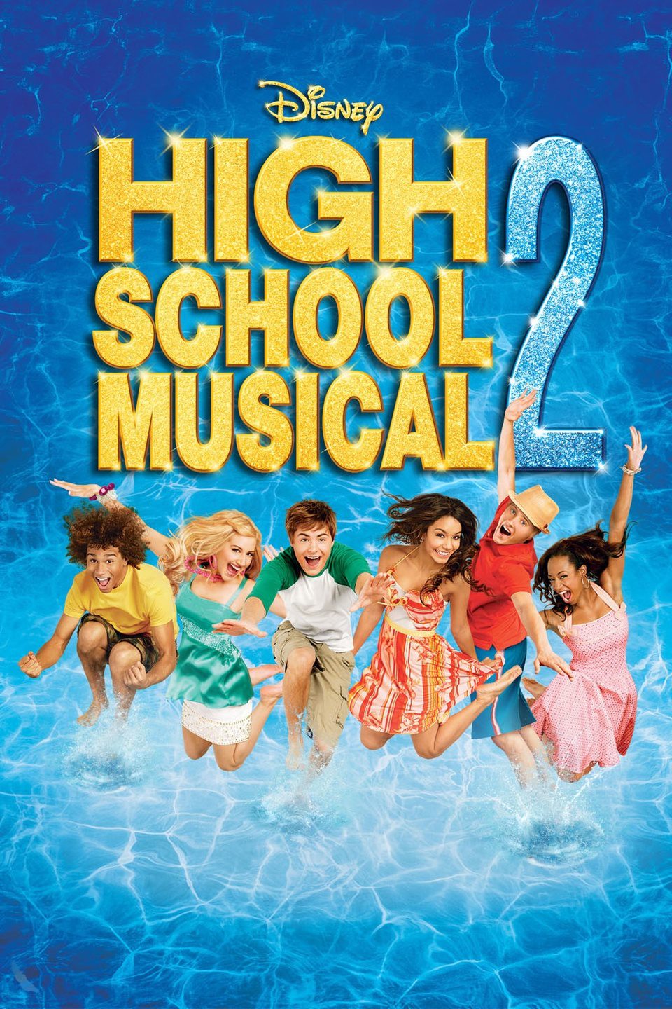 Cartel de High School Musical 2 - Estados Unidos