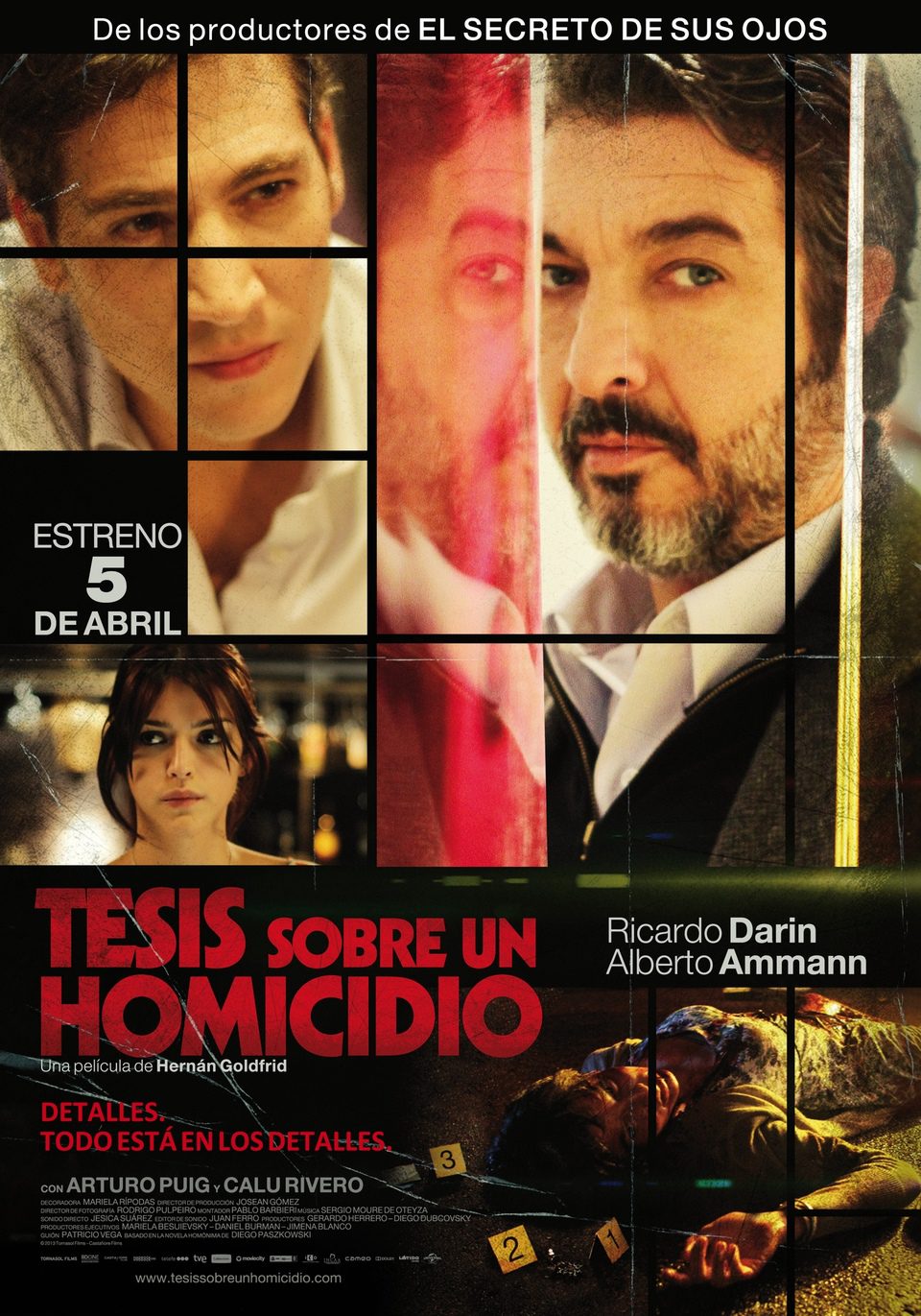 Cartel de Tesis sobre un homicidio - España