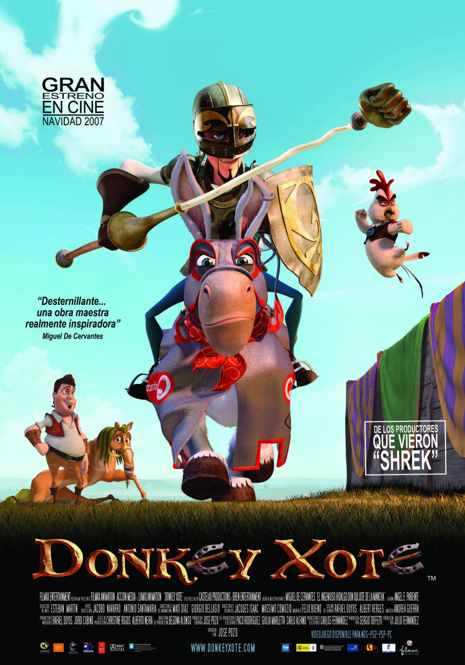 Cartel de Donkey Xote - España