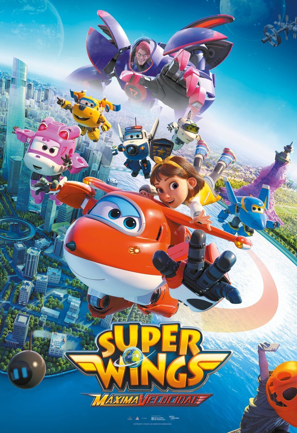 Cartel de Super Wings the Movie: Maximum Speed - Cartel España