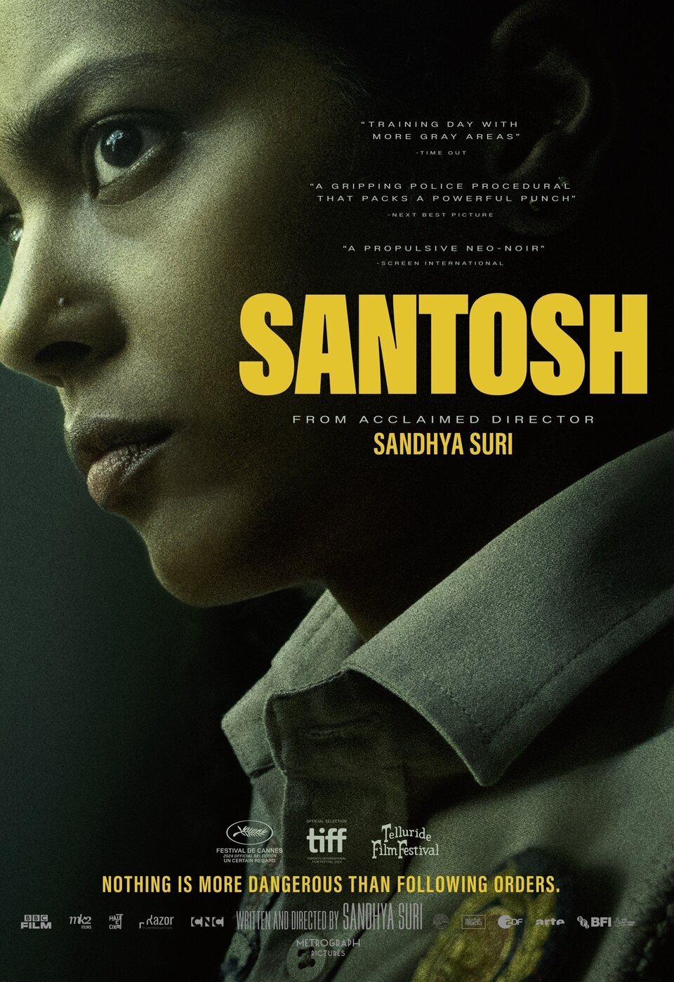 Cartel de Santosh - Cartel inglés