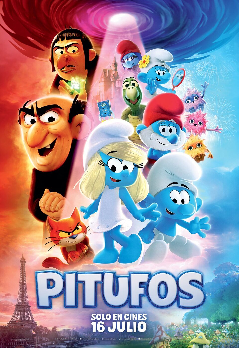 Cartel de Pitufos - España #1