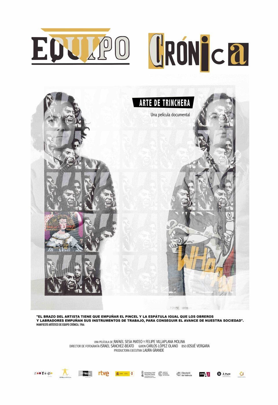 Cartel de Equipo crónica. Arte de trinchera - Cartel 'Equipo crónica. Arte de trinchera'