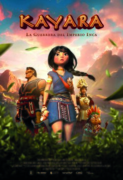 Cartel de Kayara. La guerrera del imperio Inca