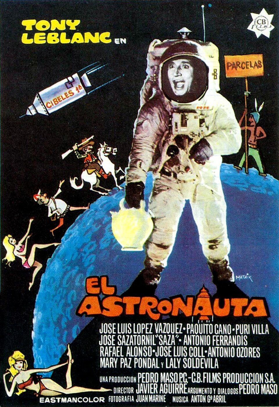 Cartel de El astronauta - España
